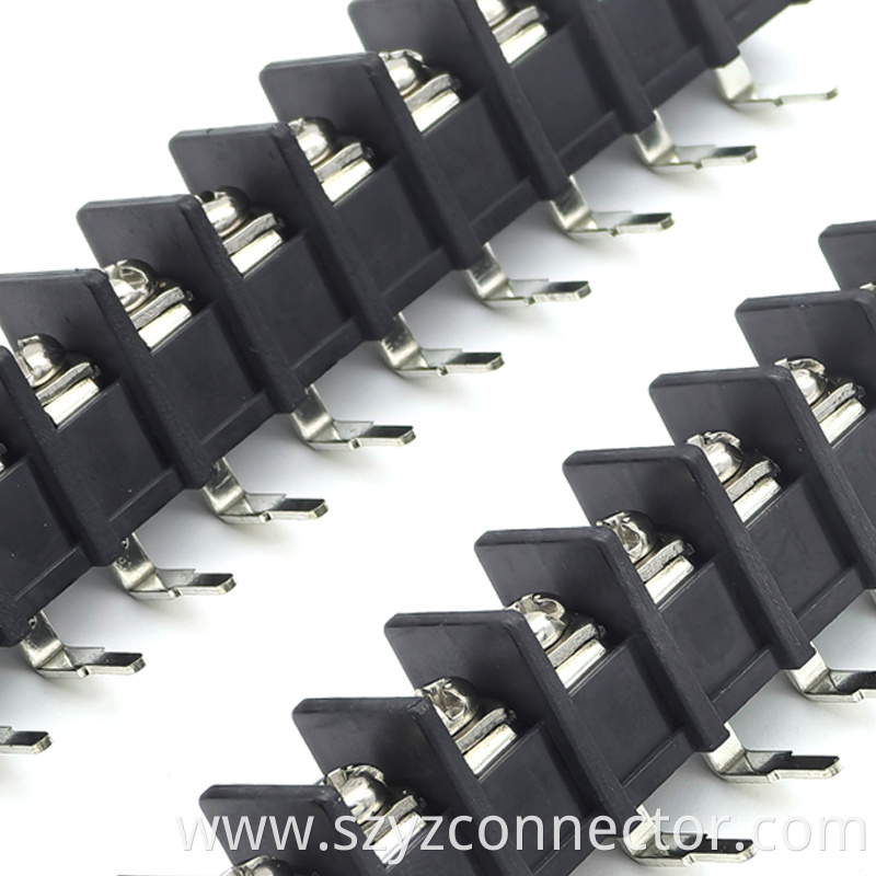 Wire terminal block fence type